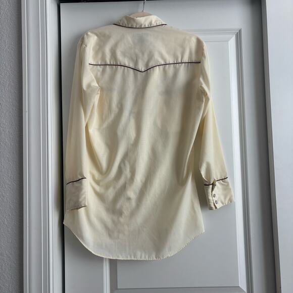Vintage Women’s Gap Western Pearl Snap Button Down Shirt Rodeo Cowgirl XS / S - Picture 7 of 10